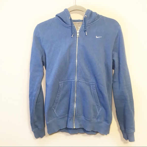 light blue nike hoodie womens